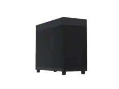 Front. ASUS - ASUS Prime AP303 Black Mesh-Panel ATX Case, GPU Bracket, 360mm Radiator, 180mm PSU, USB-C 20Gbps - Black.