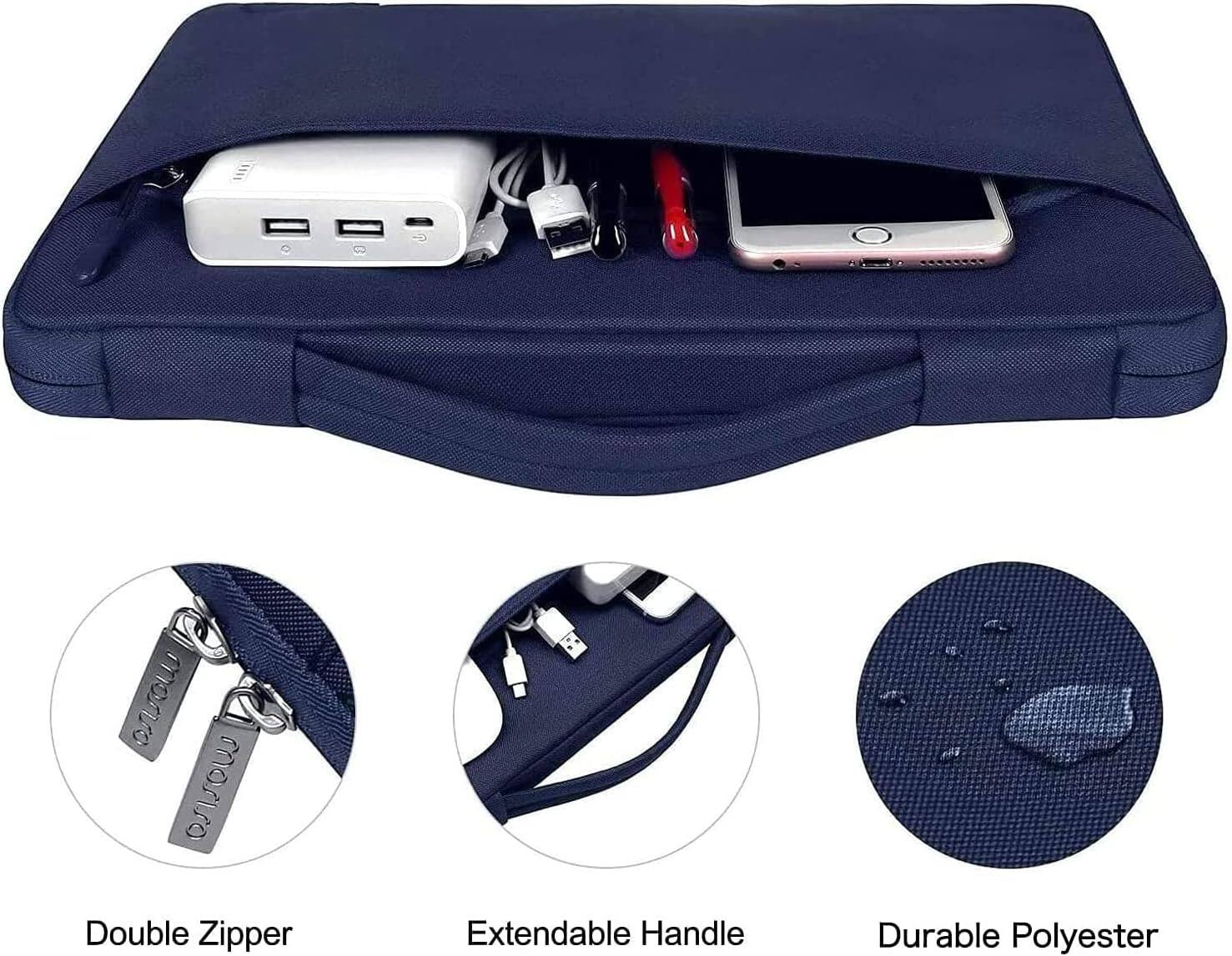 monso worno
Double Zipper
Extendable Handle
Durable Polyester