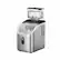 Alt View 1. Magic Chef - 33 lb. Countertop Ice Maker with Built-in Filter in Stainless - Stainless Steel.