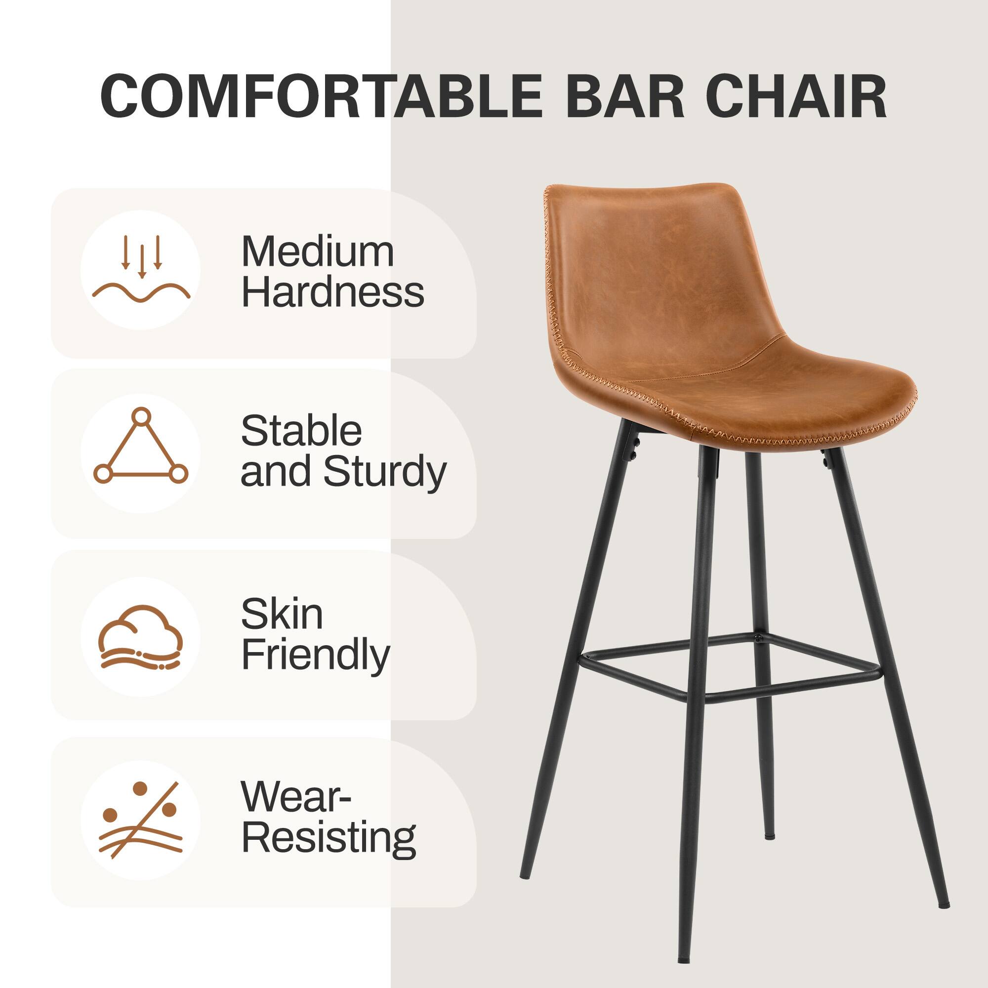 COMFORTABLE BAR CHAIR

- Medium Hardness
- Stable and Sturdy
- Skin Friendly
- Wear-Resisting