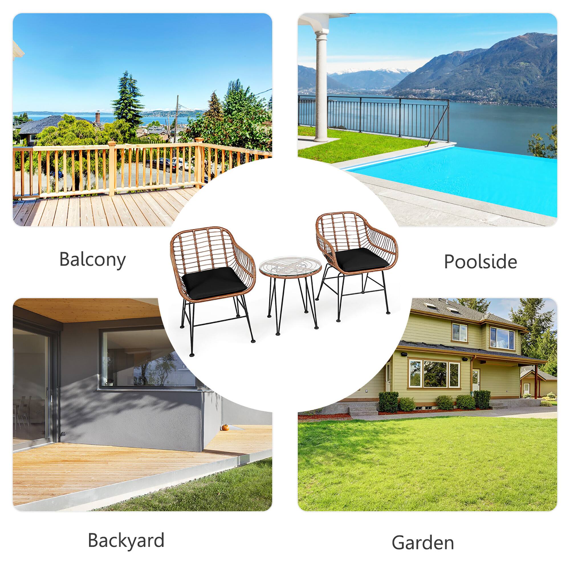 Balcony, Poolside, Backyard, Garden