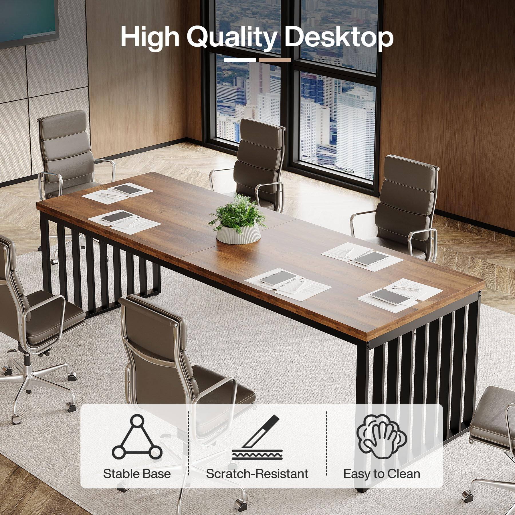 High Quality Desktop

- Stable Base
- Scratch-Resistant
- Easy to Clean