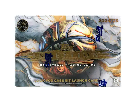 BAERHTRAIL 2024/25
25 NATIONAL BASKETBALL ASSOCIATION
TOPOPS
TOPOPS
F9 INCEPTION
BASKETBALL TRADING CARDS
LOOK FOR CASE HIT LAUNCH CARD
(NO PURCHASE NECESSARY. VISIT TOPPS.COM/NPN FOR DETAILS AND ENTRY.)
HD ONLY PRODUCT