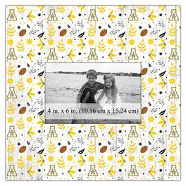 Fan Creations - Appalachian State Mountaineers 10'' x 10'' Floral Pattern Frame - Multicolor