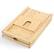 Alt View 3. MegaChef - MegaChef Expandable Bamboo Wood Bath Tray - Brown.