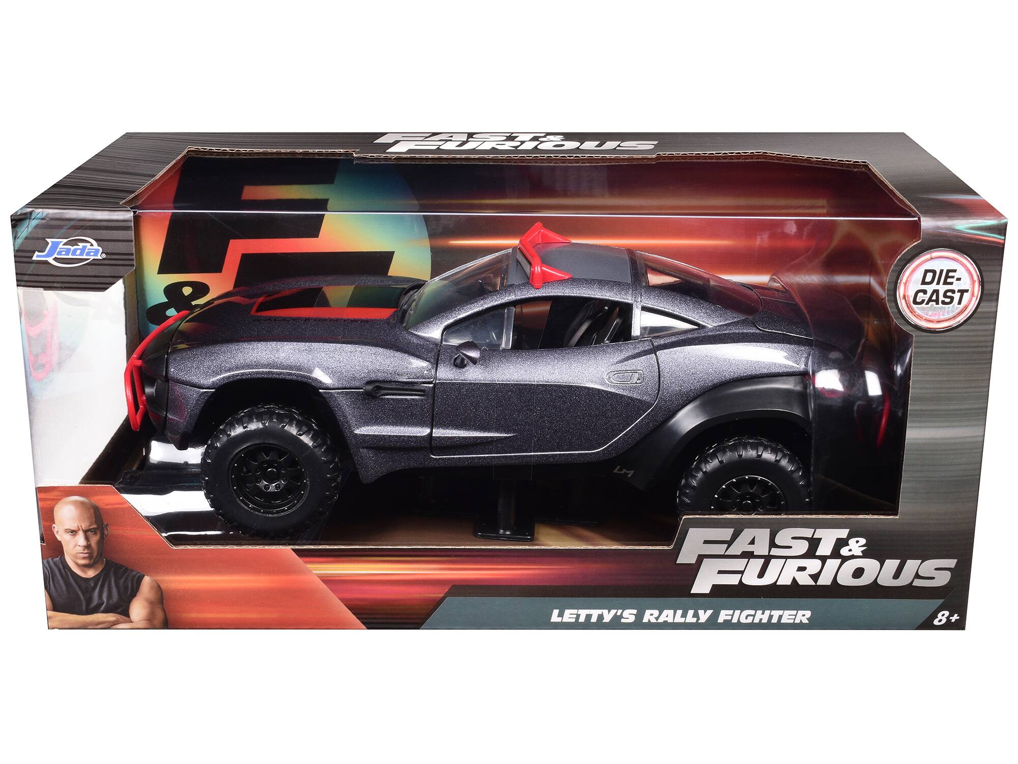 CAST CURIOUS Jada & DIE-CAST i LM FAST & FURIOUS LETTY'S RALLY FIGHTER 8+