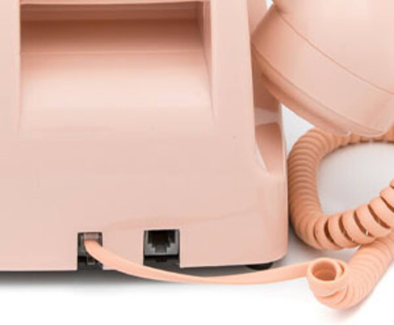 Alt View 2. PopMarket - GPO Retro GPO746RP 746 Desktop Rotary Dial Telephone - Carnation Pink   - MISC ACCESSORY - Pink.