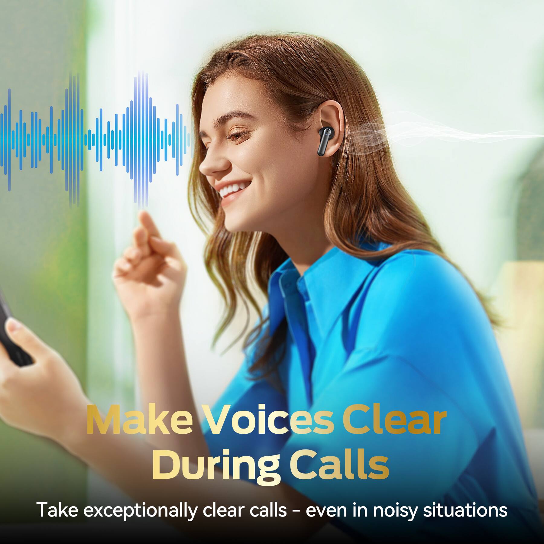 Make Voices Clear During Calls

Take exceptionally clear calls - even in noisy situations
