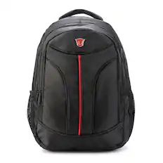 Front. DUKAP - Cruiser Executive Backpack for Laptops up to 15.6''-Inches - BLACK.