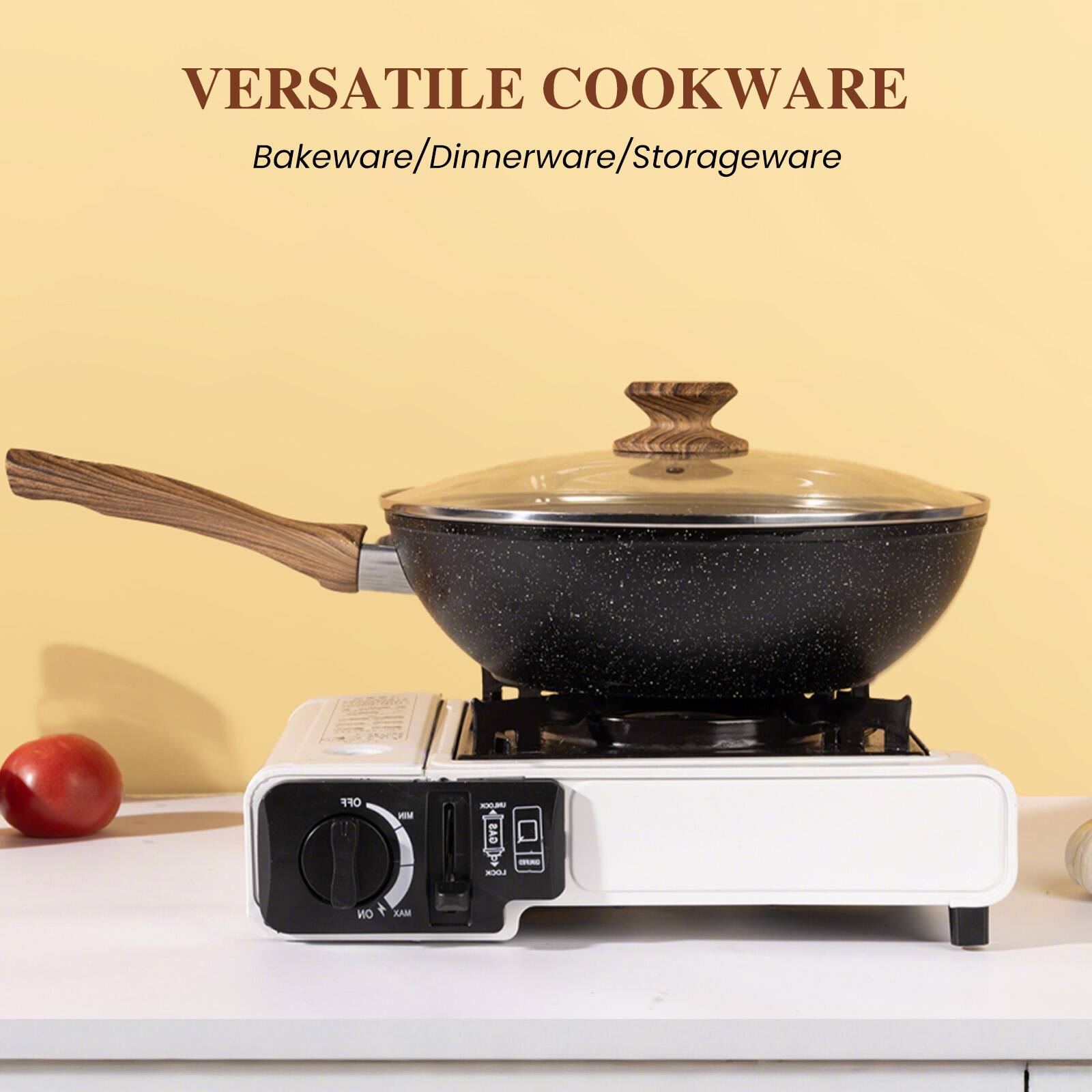 VERSATILE COOKWARE  
Bakeware/Dinnerware/Storageware
