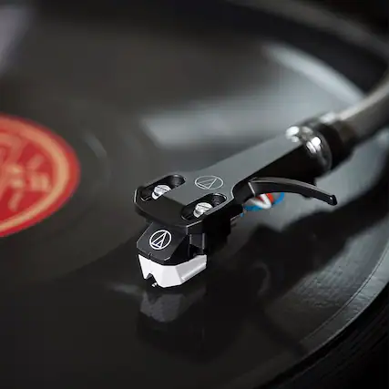 Front. Audio-Technica - Audio Technica AT-VM95SP Dual Moving Magnet Cartridge - Gray.