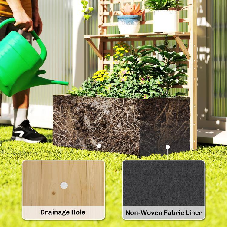 Drainage Hole  
Non-Woven Fabric Liner