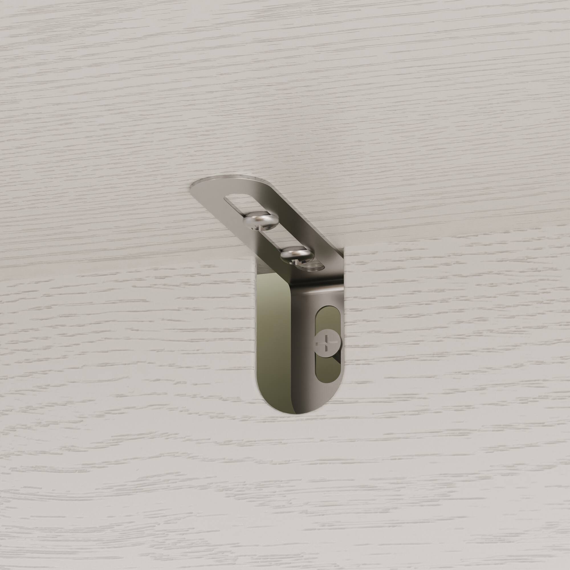 Alt View 4. FUFU&GAGA - Vintage Light Wood Grain 5-Drawer Dresser, Modern Minimalist Design, Eco-Friendly MDF, Perfect for Bedroom, Living Room - White.