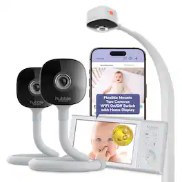 Hubble Connected - GoBaby AI Baby Monitor Camera w/Covered Face & Rollover Alert, True Cry Detection, Sleep Trainer & More - Not provided
