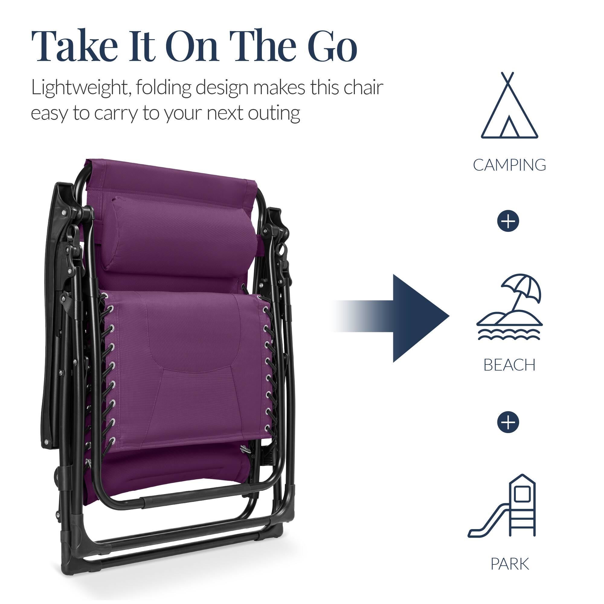 Take It On The Go

Lightweight, folding design makes this chair easy to carry to your next outing

CAMPING + BEACH + PARK