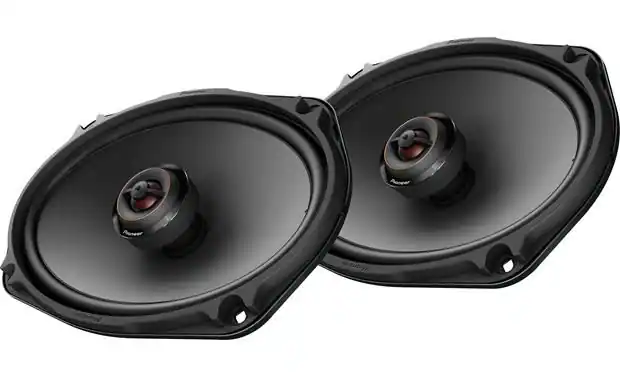 Front. Pioneer - PIONEER D-Series TS-D69F 6” x 9” 2-Way Speakers (Pair) – 330W Max - Black.