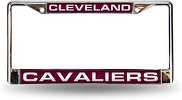 Rico Industries - Cleveland Cavaliers NBA Chrome Metal Laser Cut License Plate Frame - Multi
