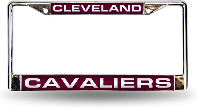 Cleveland Cavaliers Chrome Metal License Plate Frame Holder