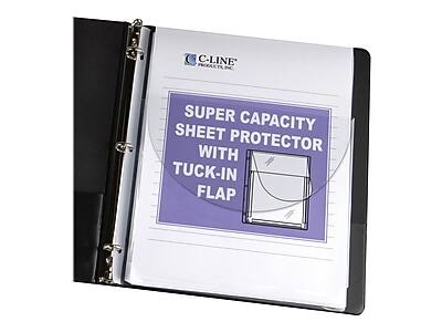 C-LINE PRODUCTS, INC.

SUPER CAPACITY SHEET PROTECTOR WITH TUCK-IN FLAP