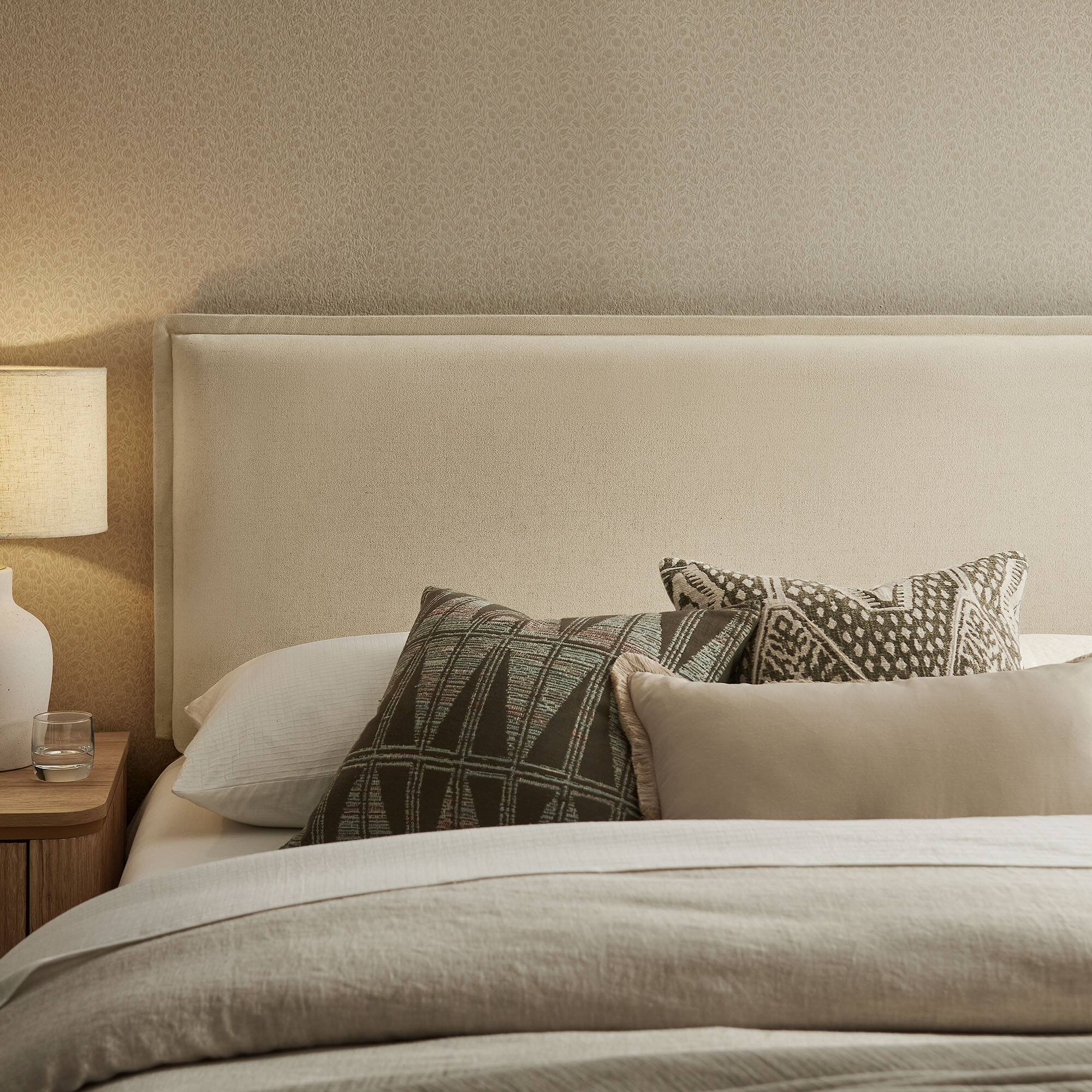 Alt View 1. Modway - Camille Upholstered Linen Blend Headboard by Modway - Linen.