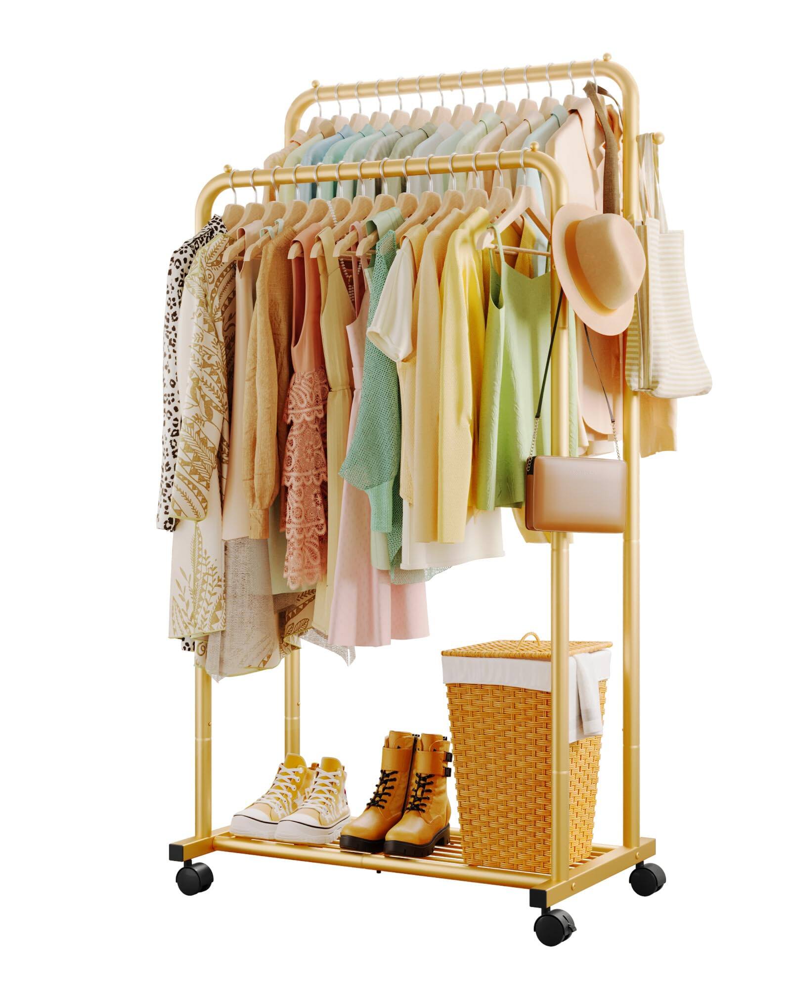 Gold Large 28.7"W x 16.5"D x 59.1"H