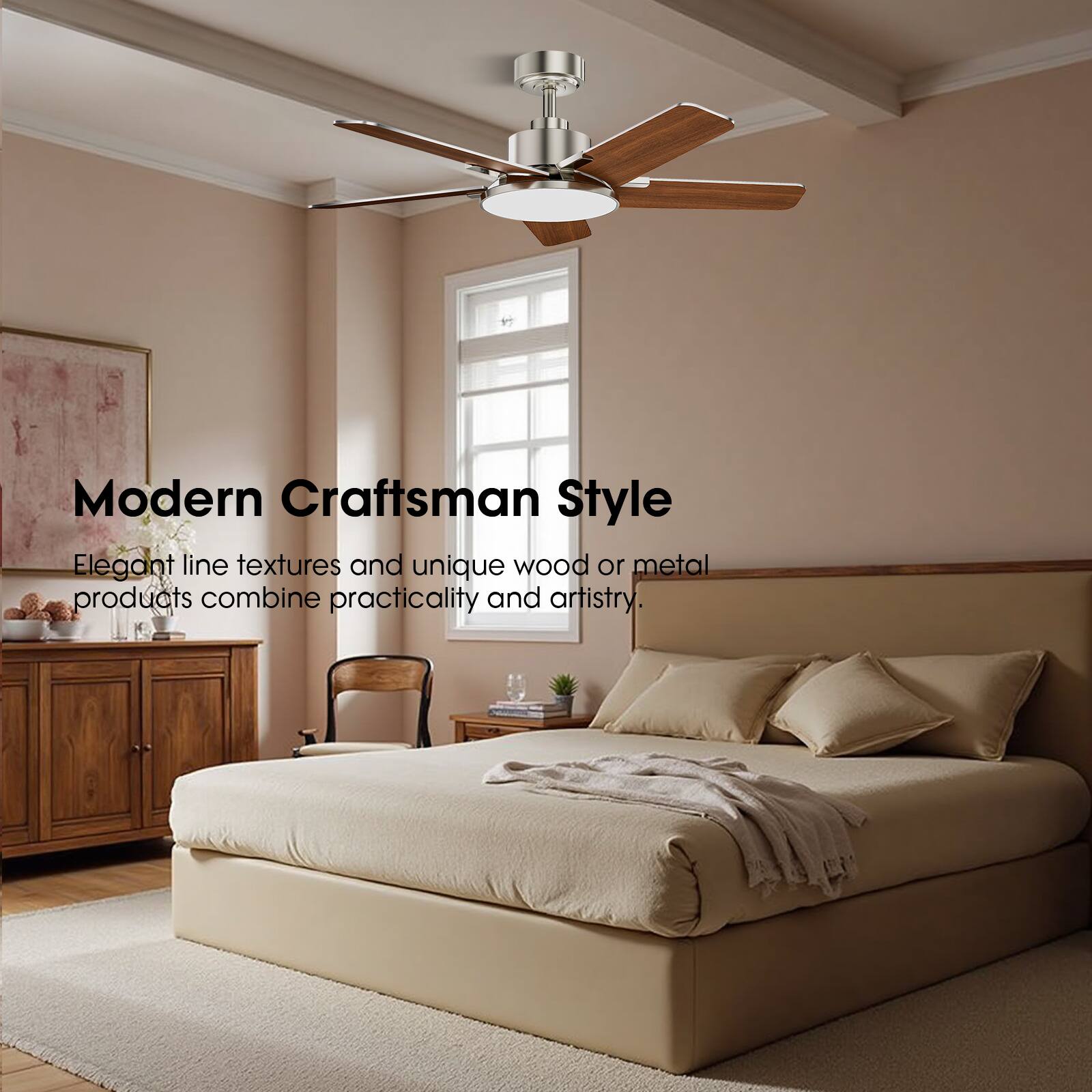 Modern Craftsman Style

Elegant line textures and unique wood or metal products combine practicality and artistry.