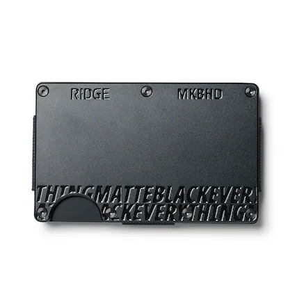 Ridge MKBHD ThingMatterBlackEver Everything