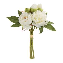 BreeBe - Peony Floral Bundle (Set of 2) - White, Green