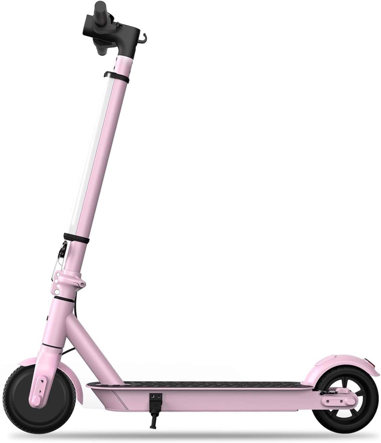 HiBoy - S2 Lite Electric Scooter - 6.5" Solid Tires - Up to 10.6 Miles Long-Range & 13 MPH - Pink