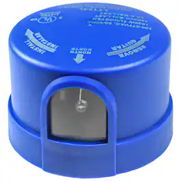 HQRP - Dusk to Dawn Photocell Sensor Twist Lock 120-277V Outdoor Light Switch UL Listed IP65
