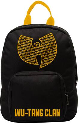 PopMarket - Wu-Tang Clan - Rocksax - Wu-Tang Clan - Logo Repeat - Mini Backpack (Black) - Multicolor