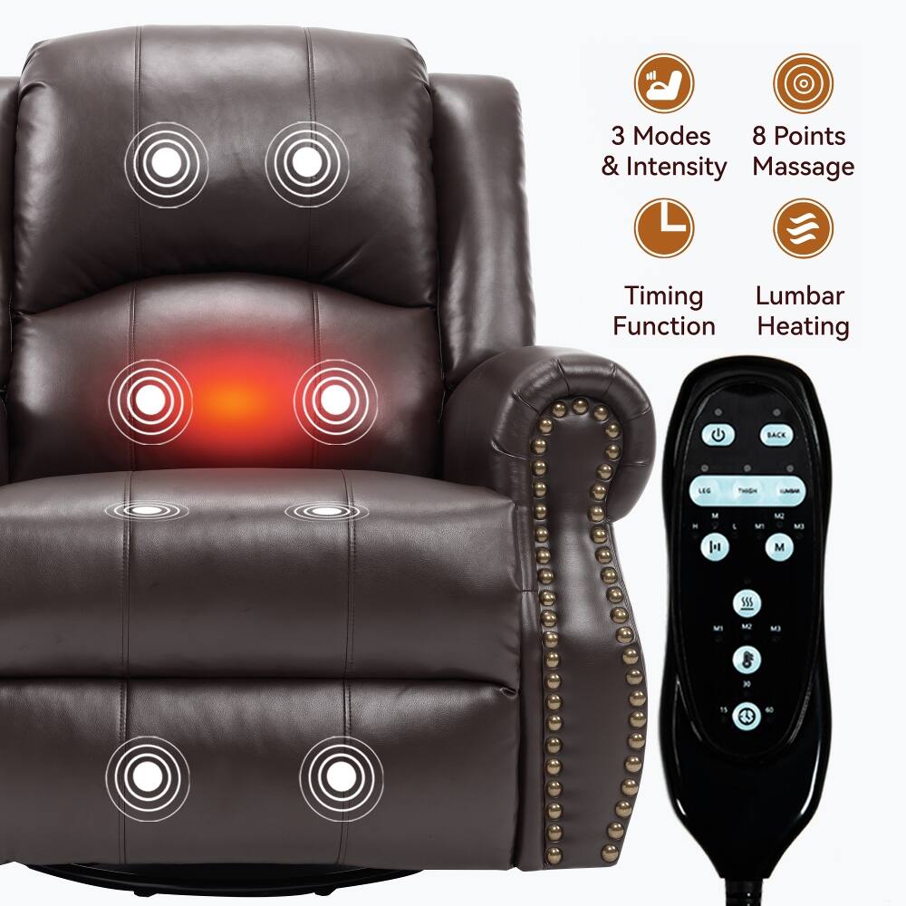 3 Modes & Intensity Massage  
8 Points  
Timing Function  
Lumbar Heating  

BACK  
LEG  
THIGH  

M  
M  
M2  
M3  

15  
60