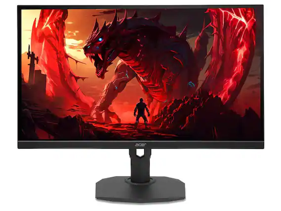 Front. Acer - Acer Nitro XF273U F3 27" WQHD Monitor, 320Hz, 0.5ms, FreeSync, 99% sRGB, HDMI 2.1, DisplayPort.
