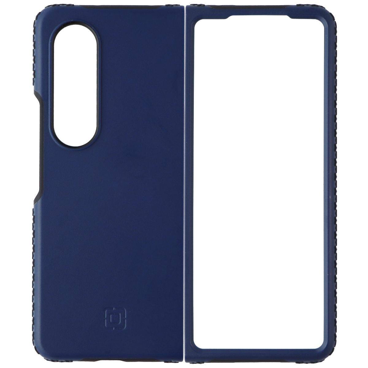 Front. Incipio - Incipio Grip Series Case for Samsung Galaxy Z Fold4 - Midnight Navy - Midnight Navy.