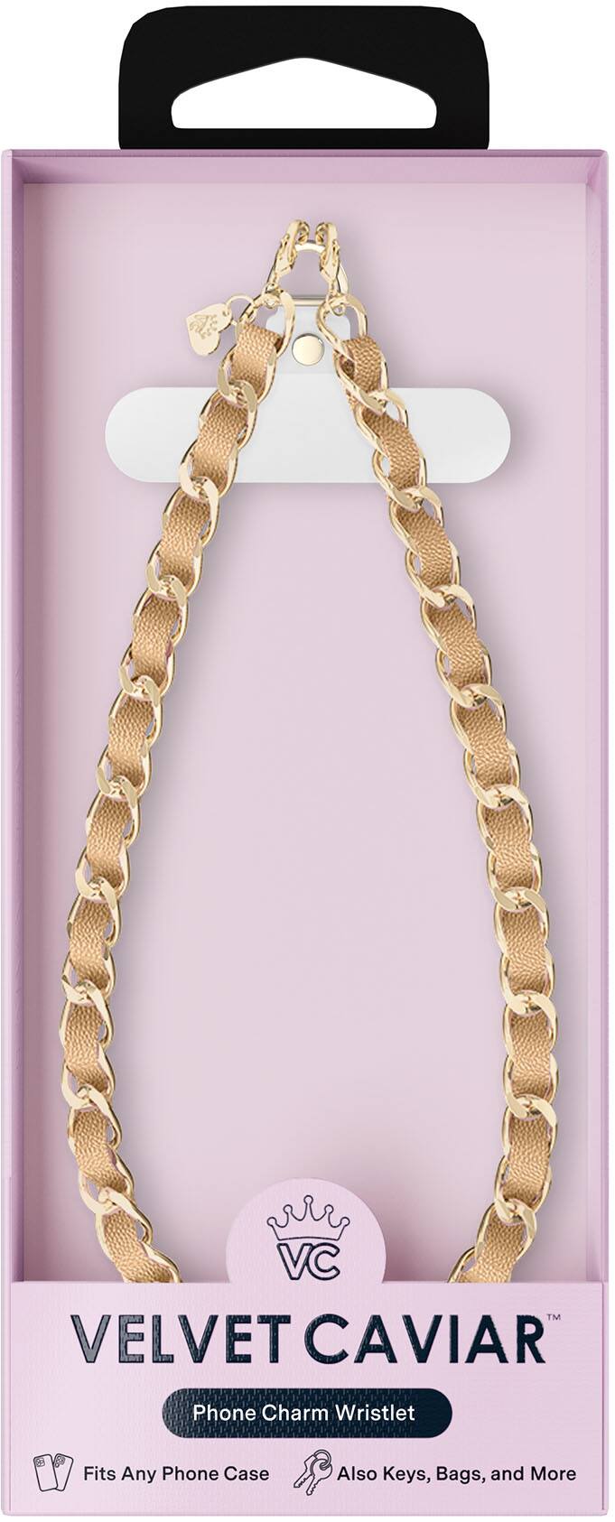 VC™ VELVET CAVIAR  
Phone Charm Wristlet  
Fits Any Phone Case  
Also Keys, Bags, and More