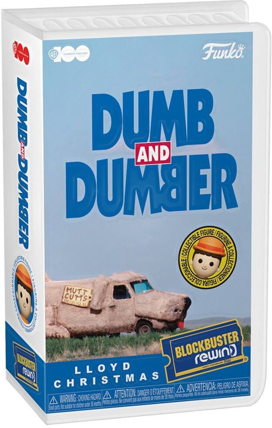 DUMB DUMB AND DUMBER COLLECTIBLE FIGURE FIGURINE A COLECCIONABLE FIGURA COLLECTIONNER CIONA MUTT CUTTS BLOCKBUSTER rewind LLOYD CHRISTMAS ADVERTENCIA: PELIGRO DE ASFIIA D ETOUFFEMENT. ATTENTION: DANGER D'ÉTOUFFEMENT. WARNING : CHOKING HAZARD. peces pequeras no adecuado para niños menores de 36 meses.
