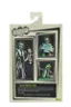 The text on the image is grouped as follows:

1. "Beetlejuice Beetlejuice 1024 A.k.a. The Bio-Exorcist is Here!"
2. "After a family tragedy, three generations of the Deetz family return home to Winter River. Still haunted by Beetlejuice, Lydia, 15, is turned upside down when her teenage daughter, Astrid, accidentally opens the portal to the Afterlife."
3. "Includes: Flyer, Baby Beetlejuice, and Interchangeable Head & Hands."
4. "NECA"