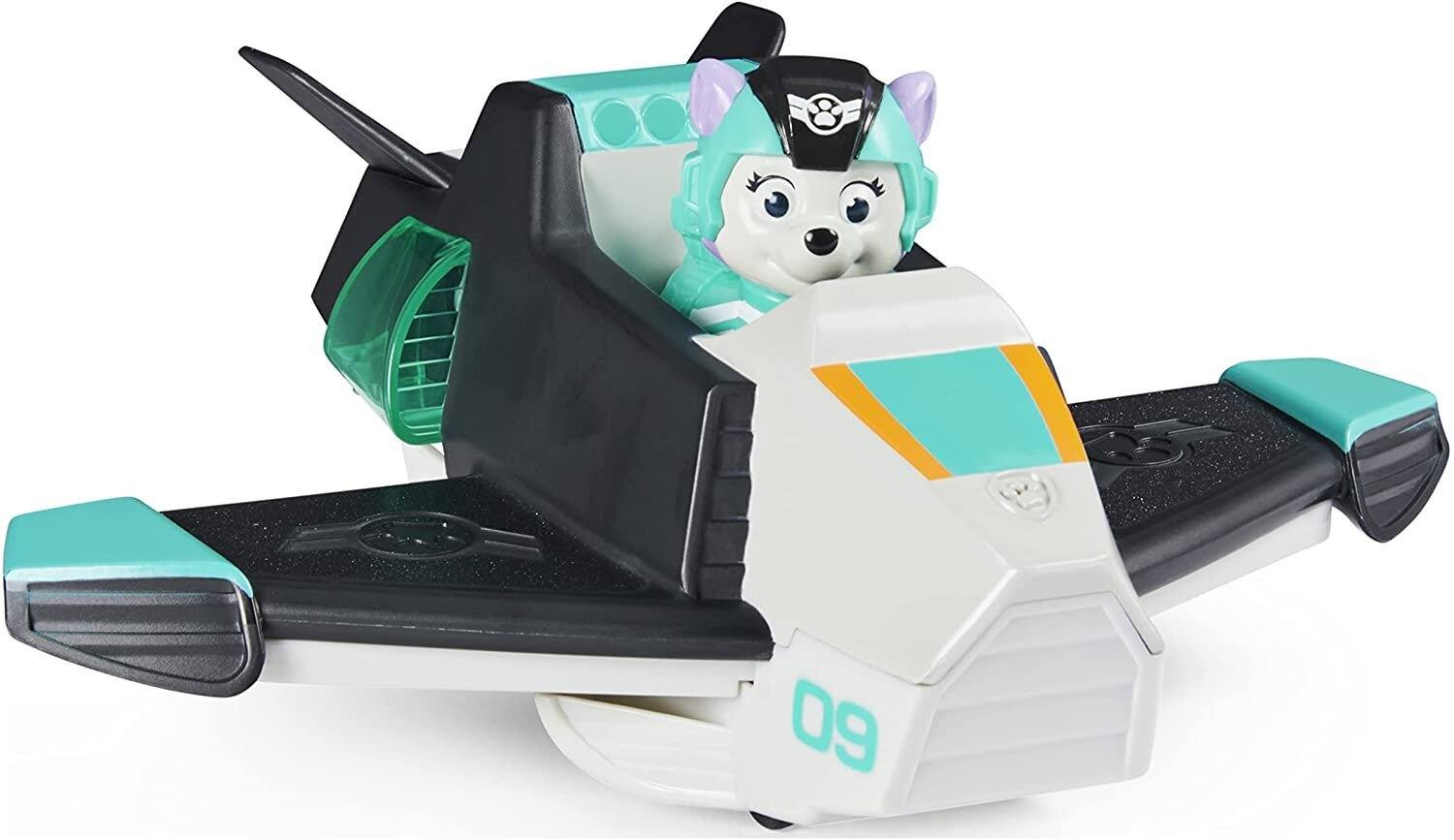 Alt View 3. Paw Patrol - PAW Patrol Everest Deluxe Jet Vehicle with Lights & Sounds, Transforming Toy, Figure Included, Ages 3+ - Multicolor.