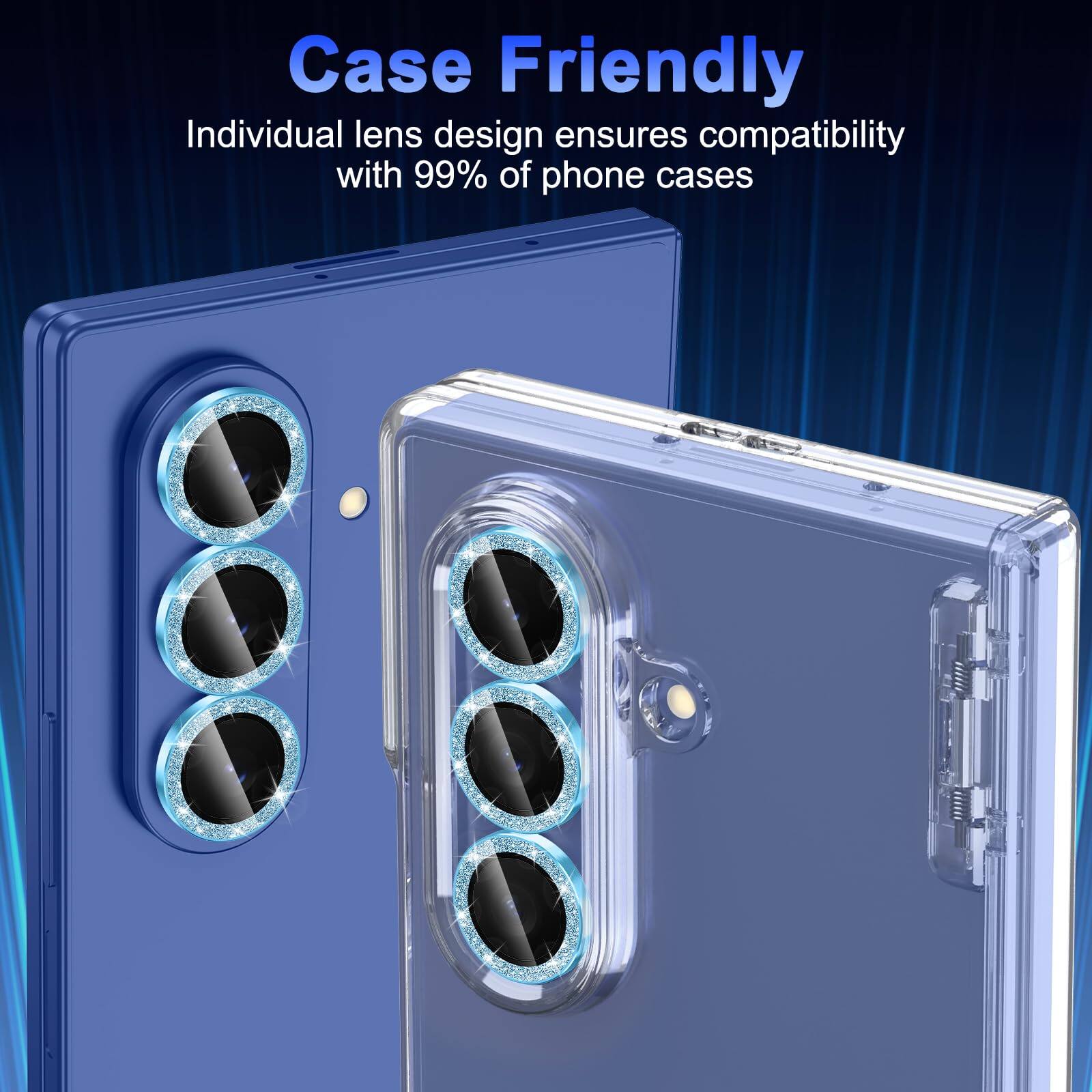 Case Friendly

Individual lens design ensures compatibility with 99% of phone cases