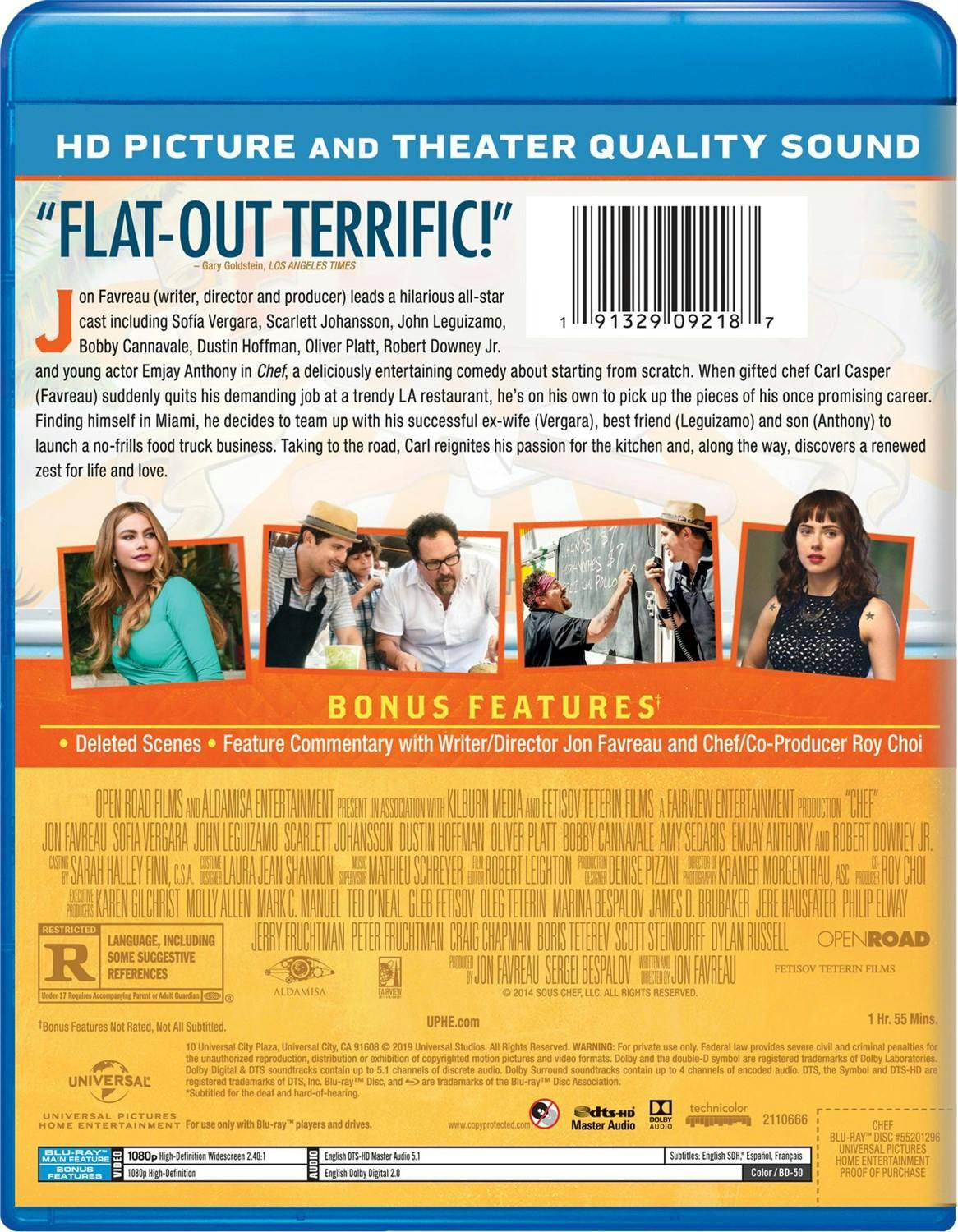 Back. Chef [Blu-ray].