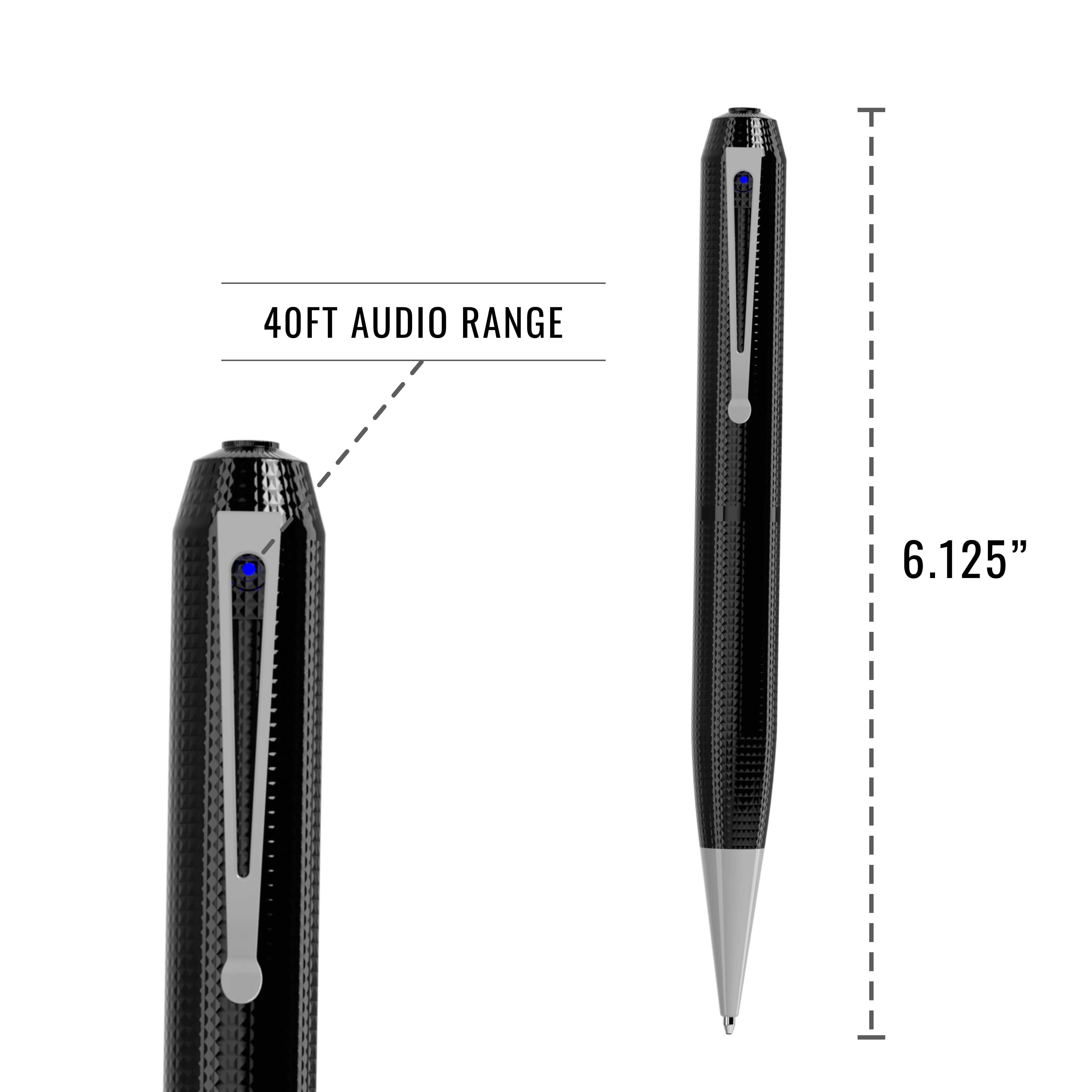 40FT AUDIO RANGE  
6.125"