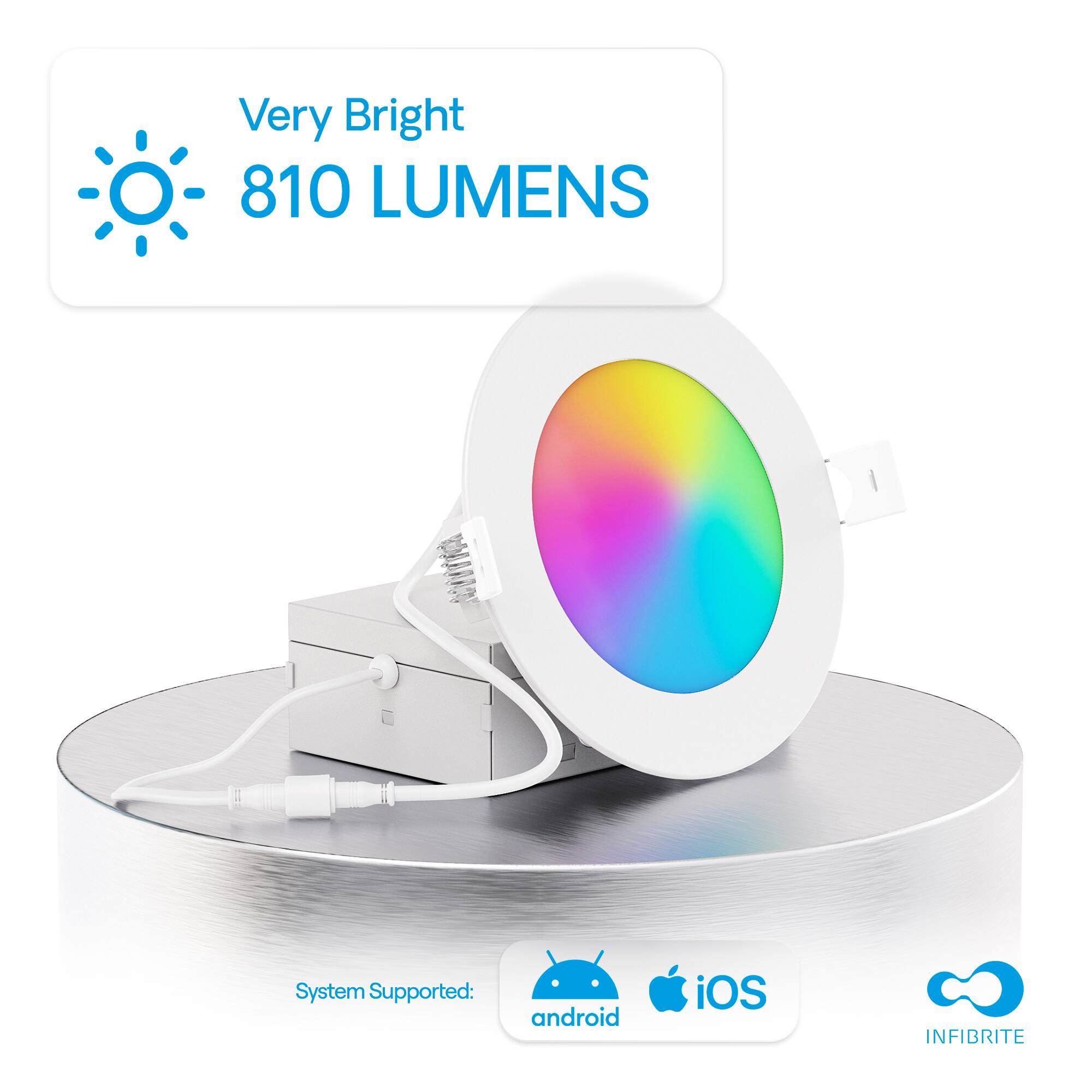 Very Bright 810 LUMENS
System Supported: android iOS
INFIBRITE