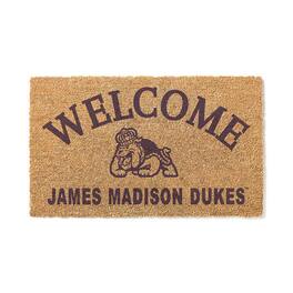Jardine - James Madison Dukes 18" x 34" Welcome Coir Doomat - Brown