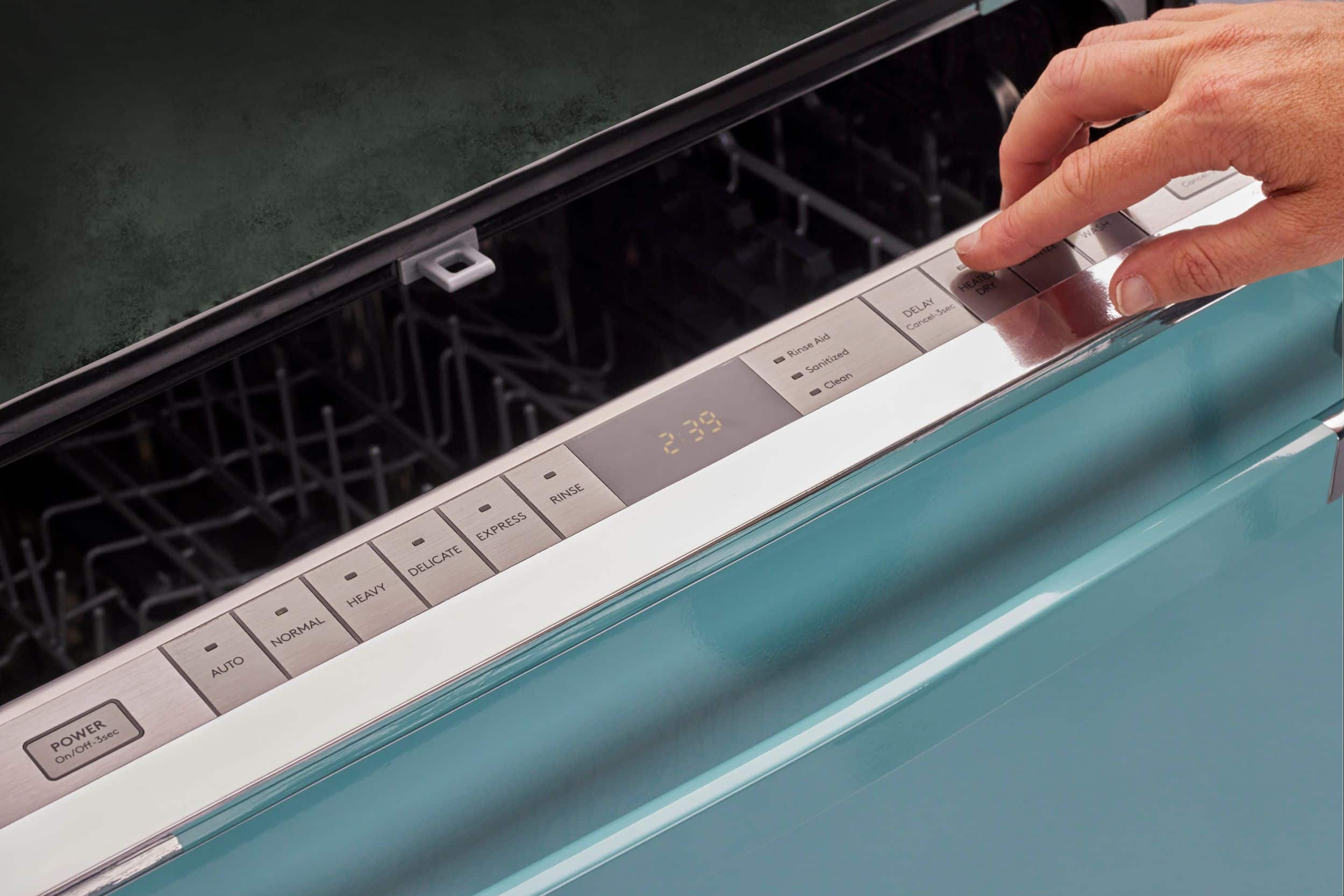 Wash Rinse Express Delicate Heavy Normal Auto 2:39 2 39 Rinse Sanitized Clean Heat Dry Delay Concel Power On/Off -Sec