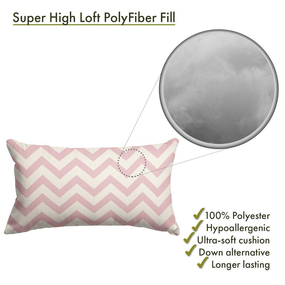 Super High Loft PolyFiber Fill

- 100% Polyester
- Hypoallergenic
- Ultra-soft cushion
- Down alternative
- Longer lasting