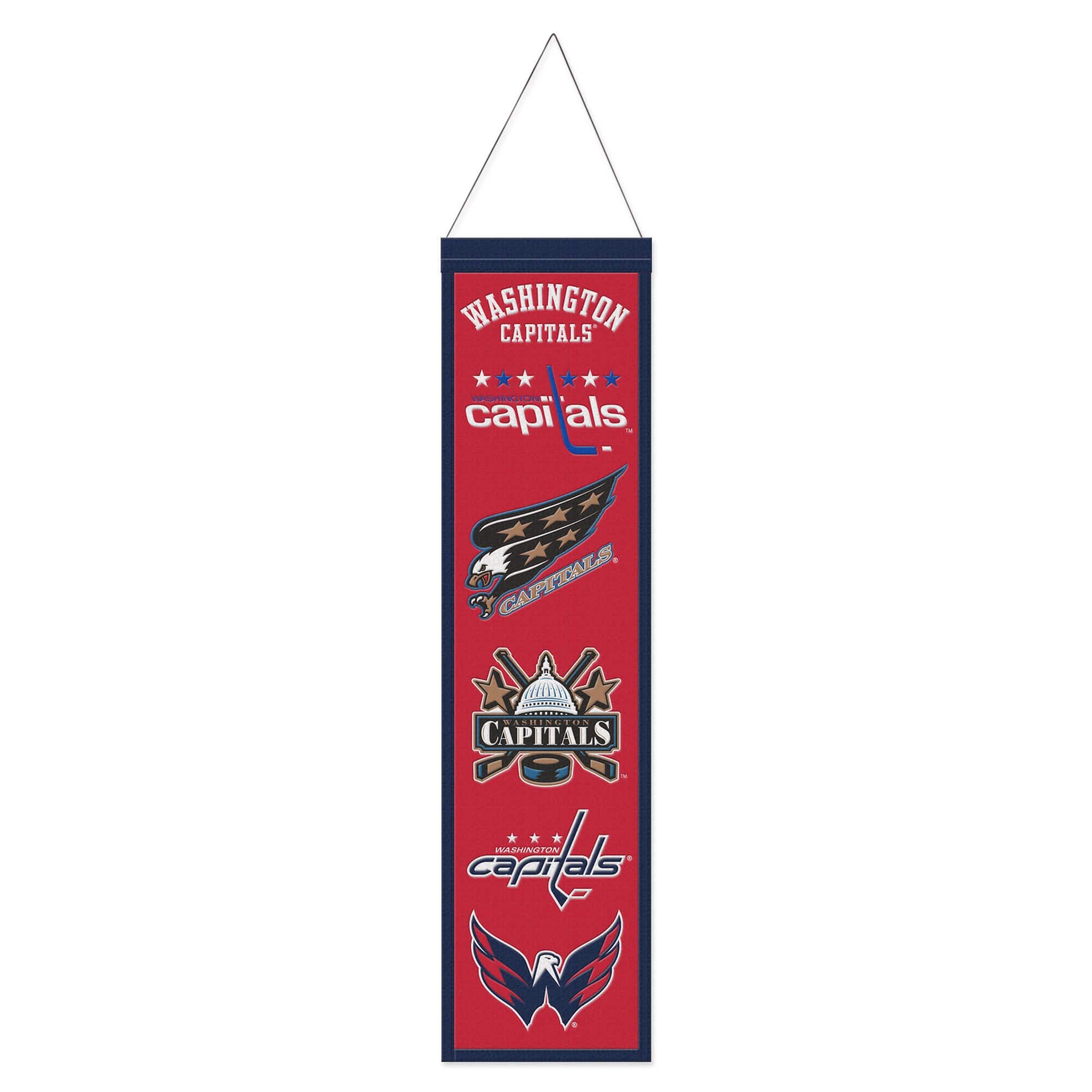 WinCraft - Washington Capitals 8" x 32" Evolution Banner - Multicolor