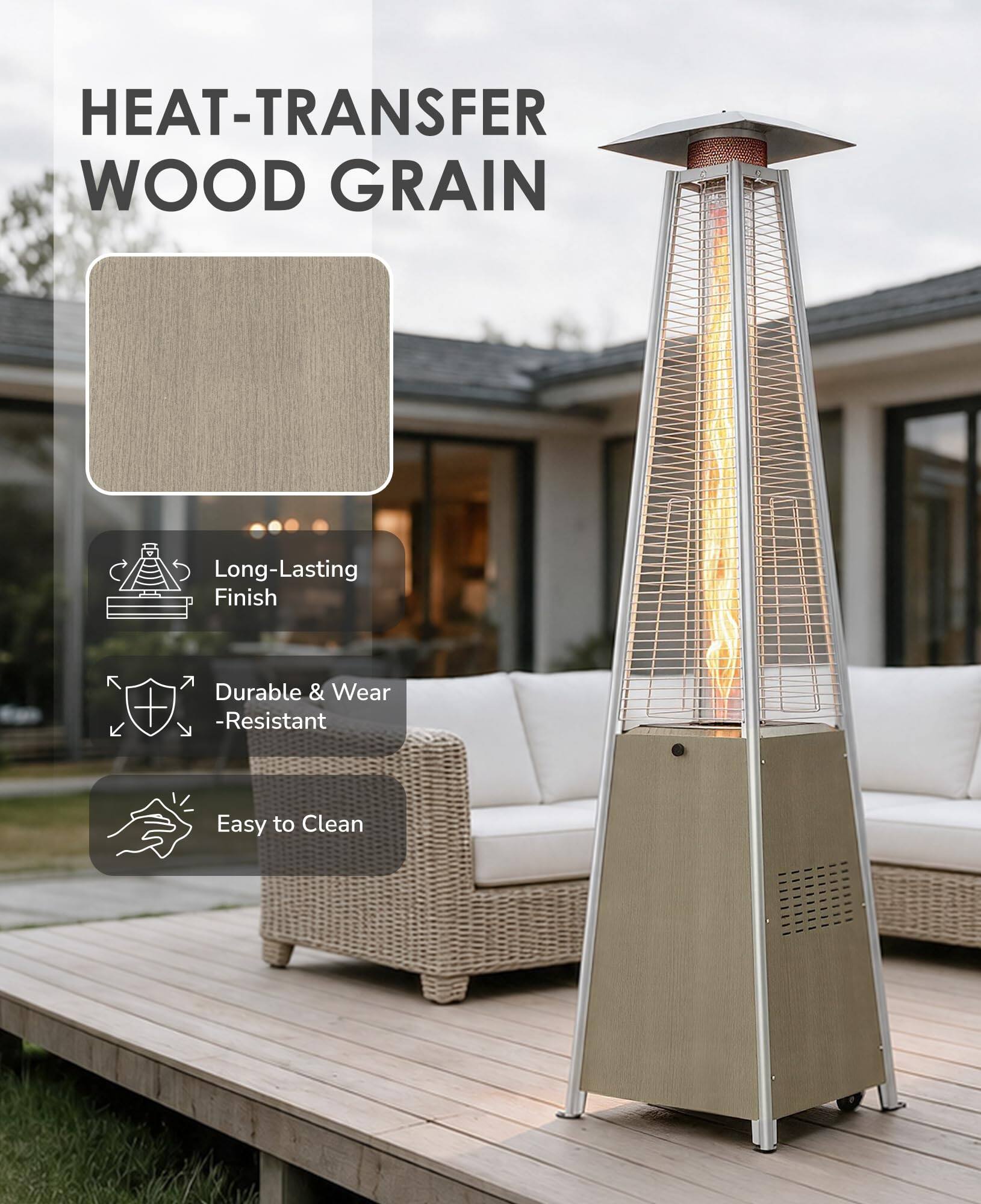 HEAT-TRANSFER WOOD GRAIN

Long-Lasting Finish

Durable & Wear-Resistant

Easy to Clean