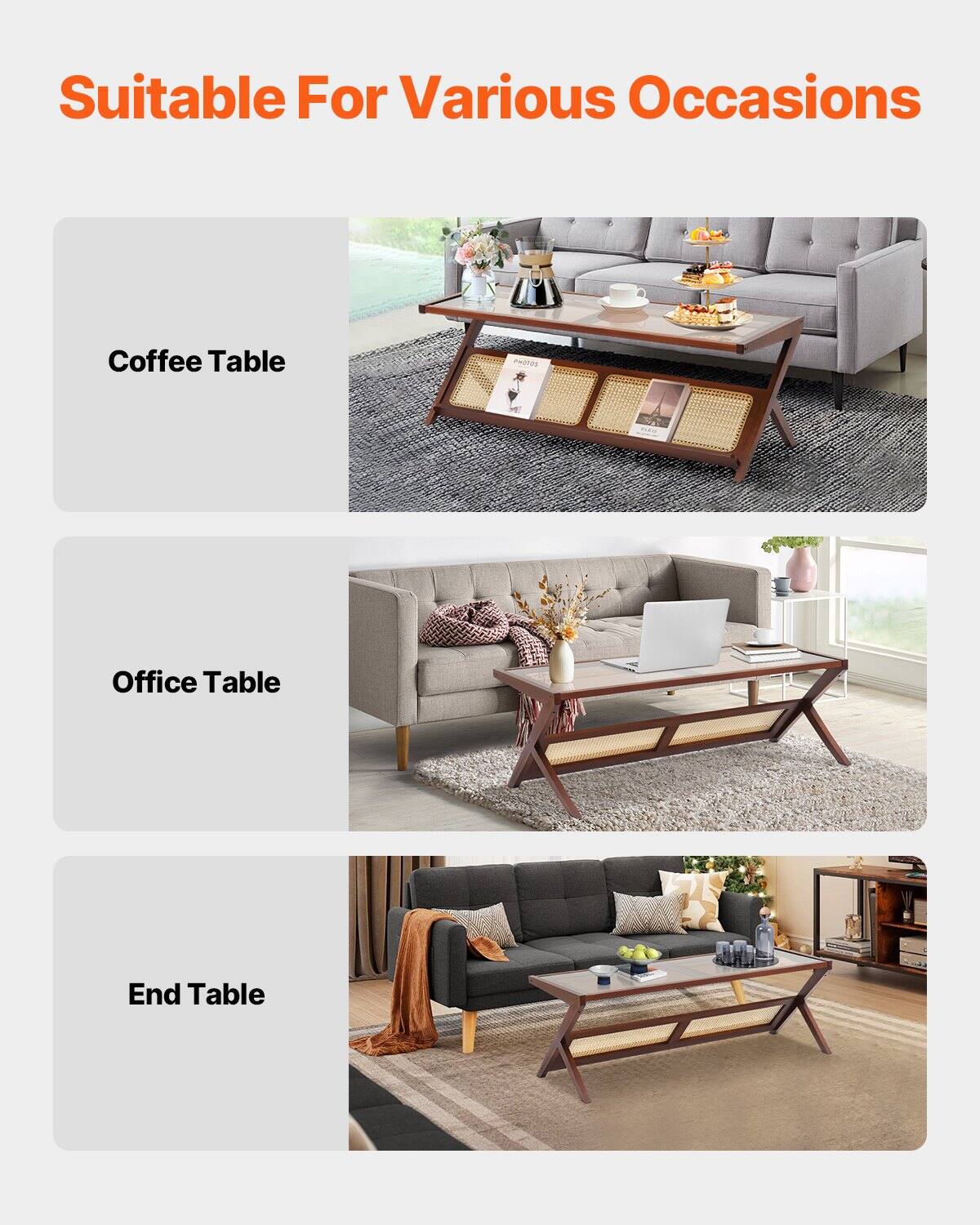 Suitable For Various Occasions

Coffee Table

Office Table

End Table
