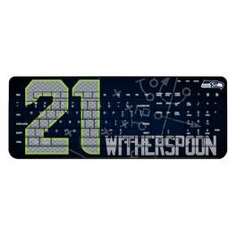 Keyscaper - Devon Witherspoon Seattle Seahawks Wireless Keyboard - Black