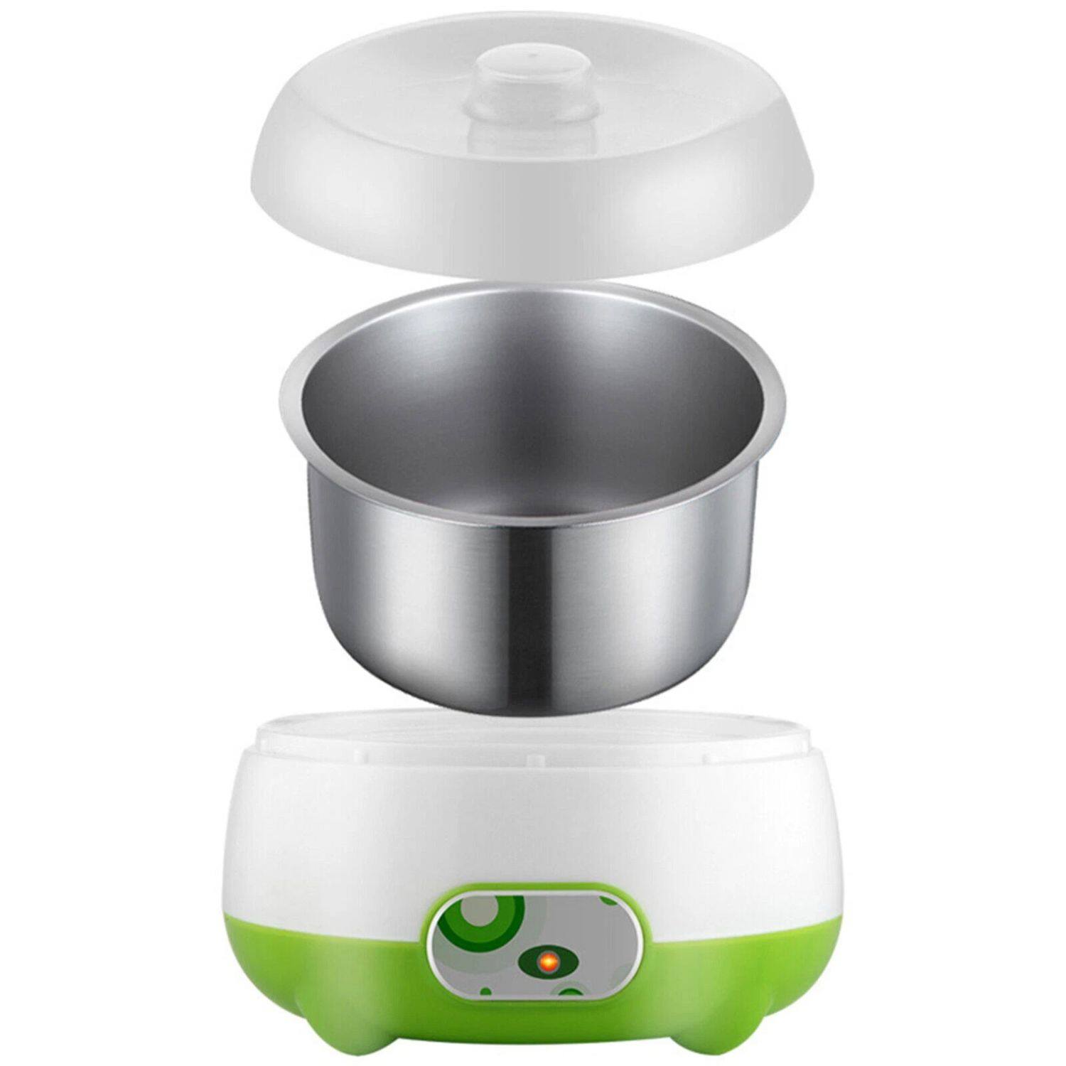 Back. Stock Preferred - Automatic Yogurt Maker Machine with Stainless Steel Inner Pot - Green.